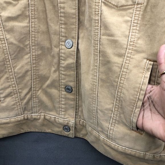 Vintage Gap Women’s Corduroy Outfit Jacket XL Pants 16R Tan Western Cowgirl - Picture 3 of 16